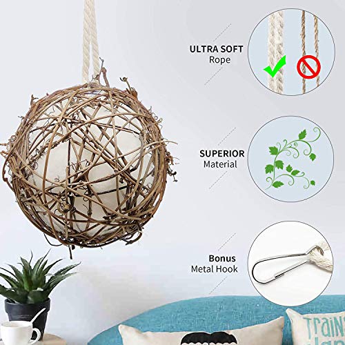 Hummingbird Nesting Houses Set of 2, Refillable Bird Nesting Station for Outdoor Wild Birds V13093