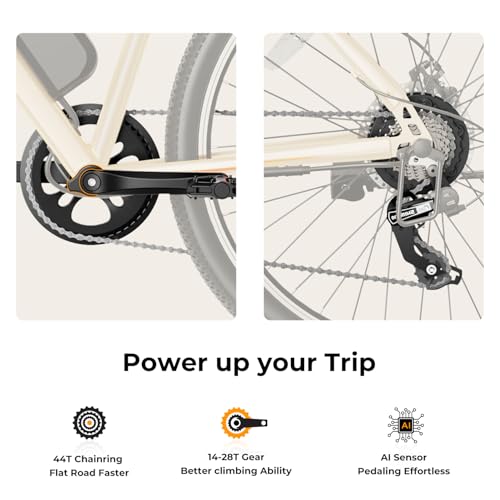 Electric Bike for Adults with 500W Motor, 40 Miles Range, 7-Speed G9578