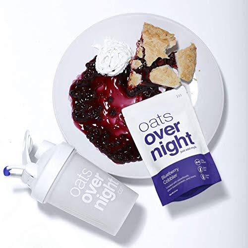 Plant-Based Blueberry Cobbler High-Protein Oatmeal L794