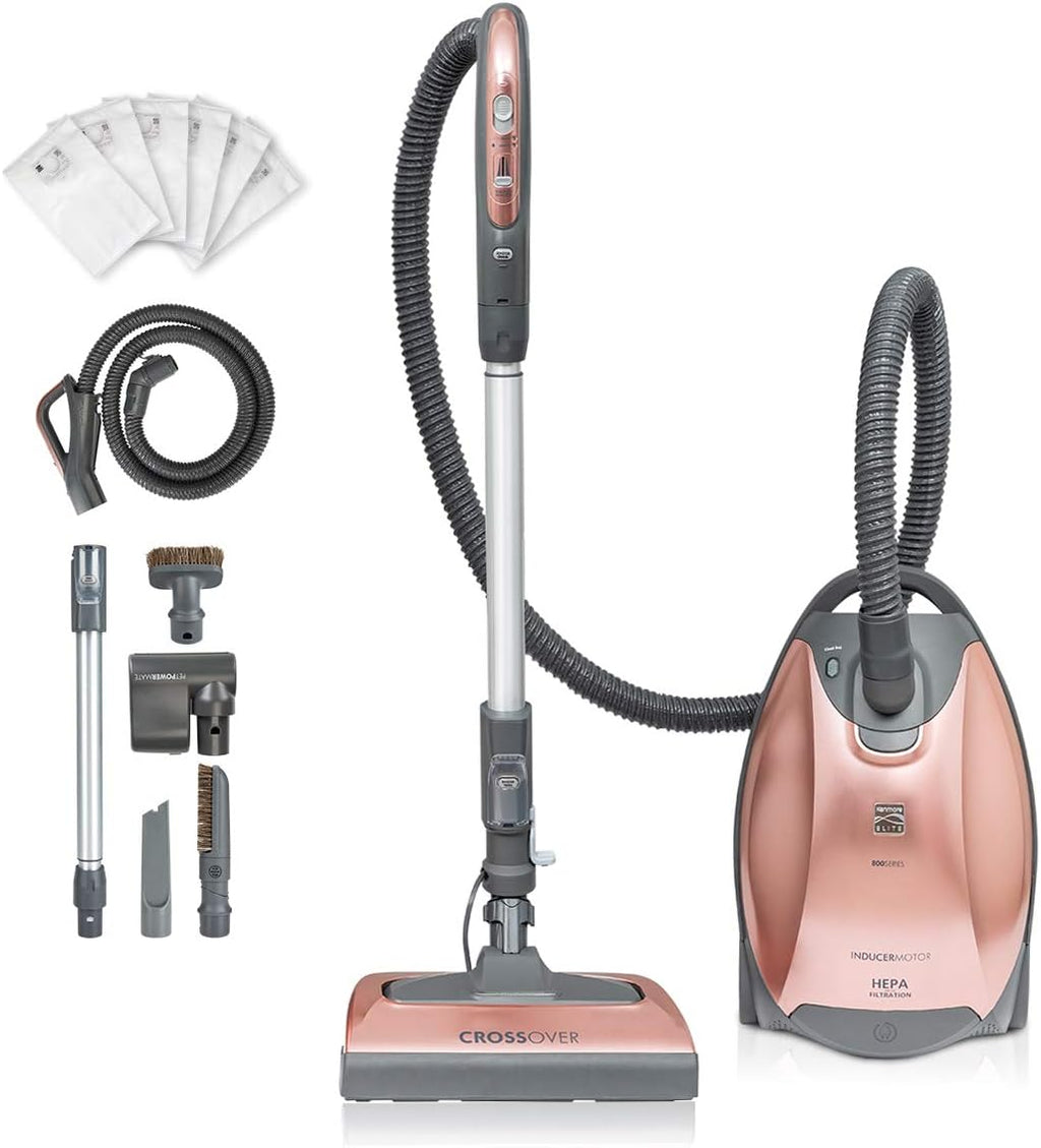Crossover Bagged HEPA Canister Vacuum Cleaner with Pet PowerMate B541