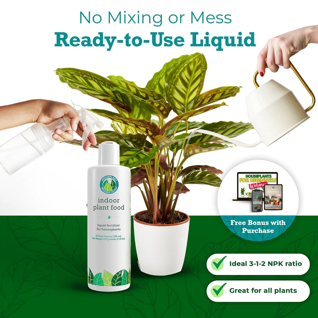 Organic Liquid Fertilizer for Indoor Plants, 8 oz Q197