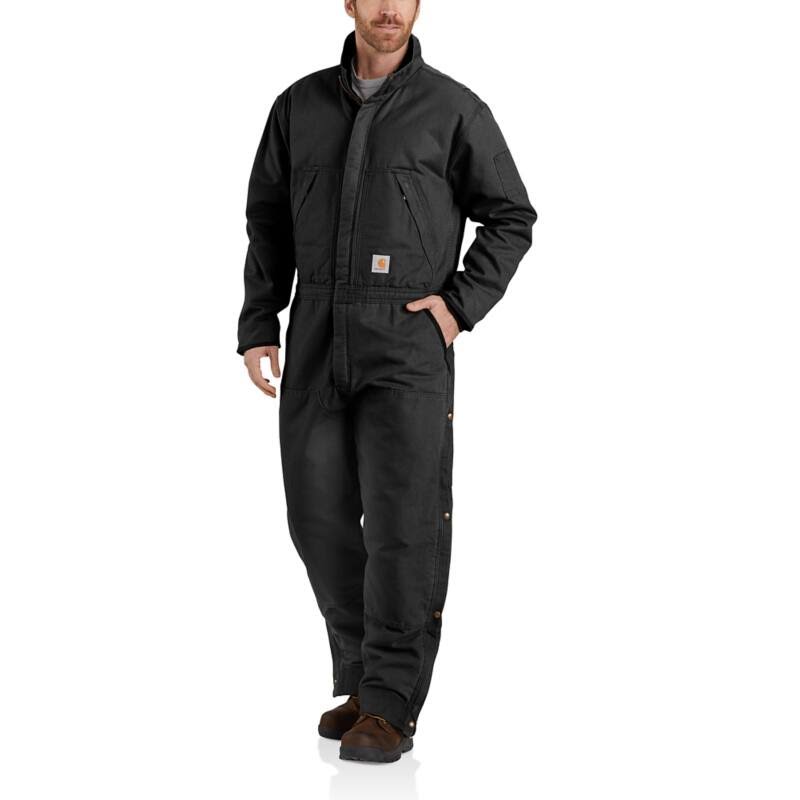 Loose Fit Washed Duck Insulated Coverall L460600