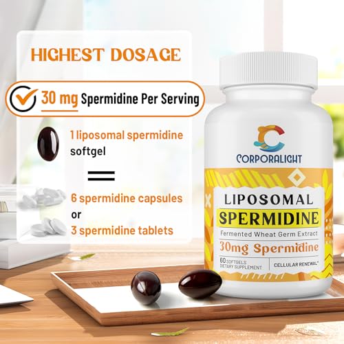 Liposomal Spermidine Supplement, 120 Softgels W30811