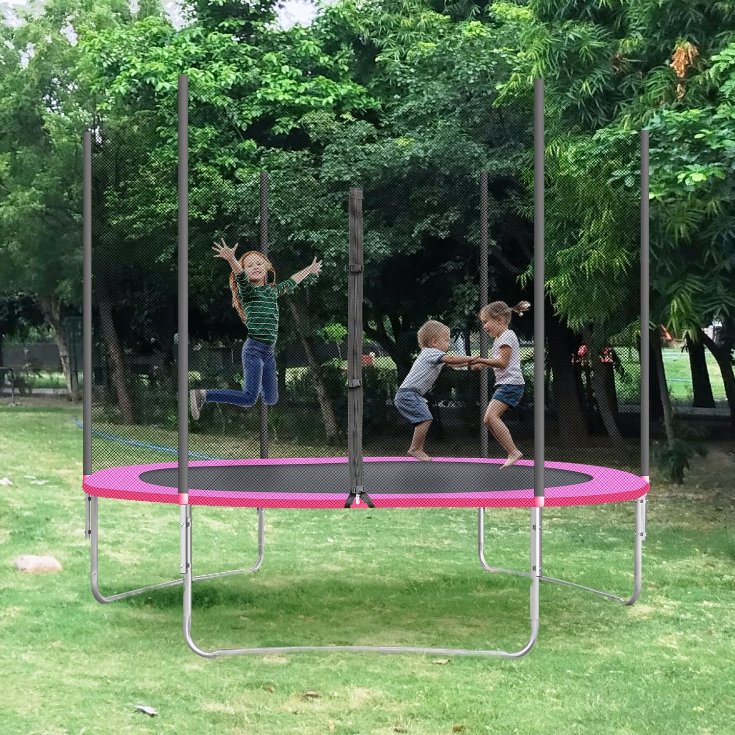 Trampoline with Enclosure for Kids and Adults, 10FT B188730