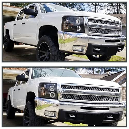 LED Projector Headlights for Chevy Silverado 1500 2500HD 3500HD D657315