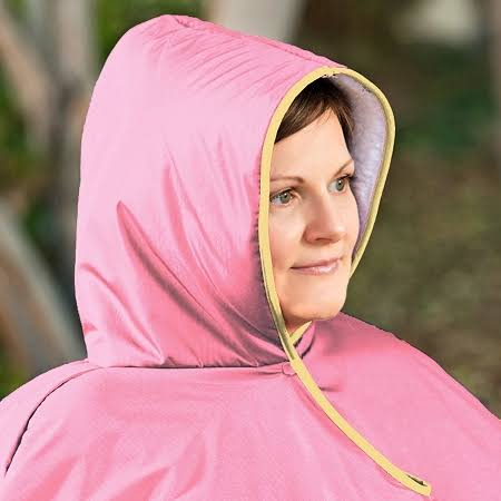 Wheelchair Winter Poncho, Navy D651705