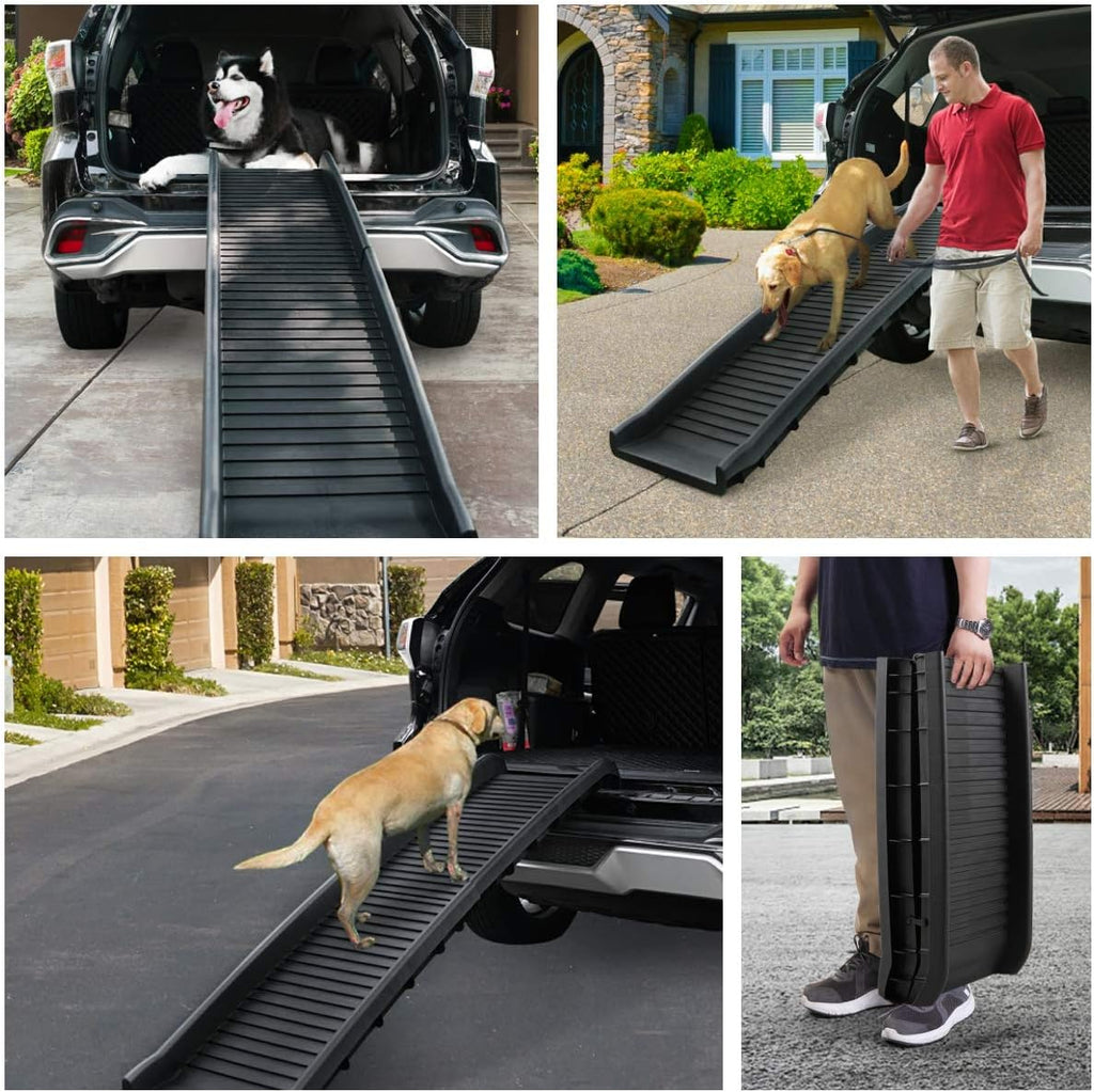 Heavy Duty Portable Folding Dog Ramp for Large Dogs SUV Truck Car F99479