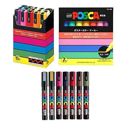 Paint Marker Set, Fine Point, 24 Colours Q929814