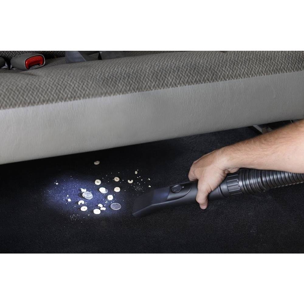 3.5-Peak HP Portable Wet Dry Vac with LED Car Nozzle J3456