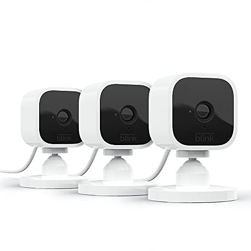 Compact indoor plug-in smart security camera, 1080p HD, night vision, motion detection, two-way audio, 2 cameras K8145