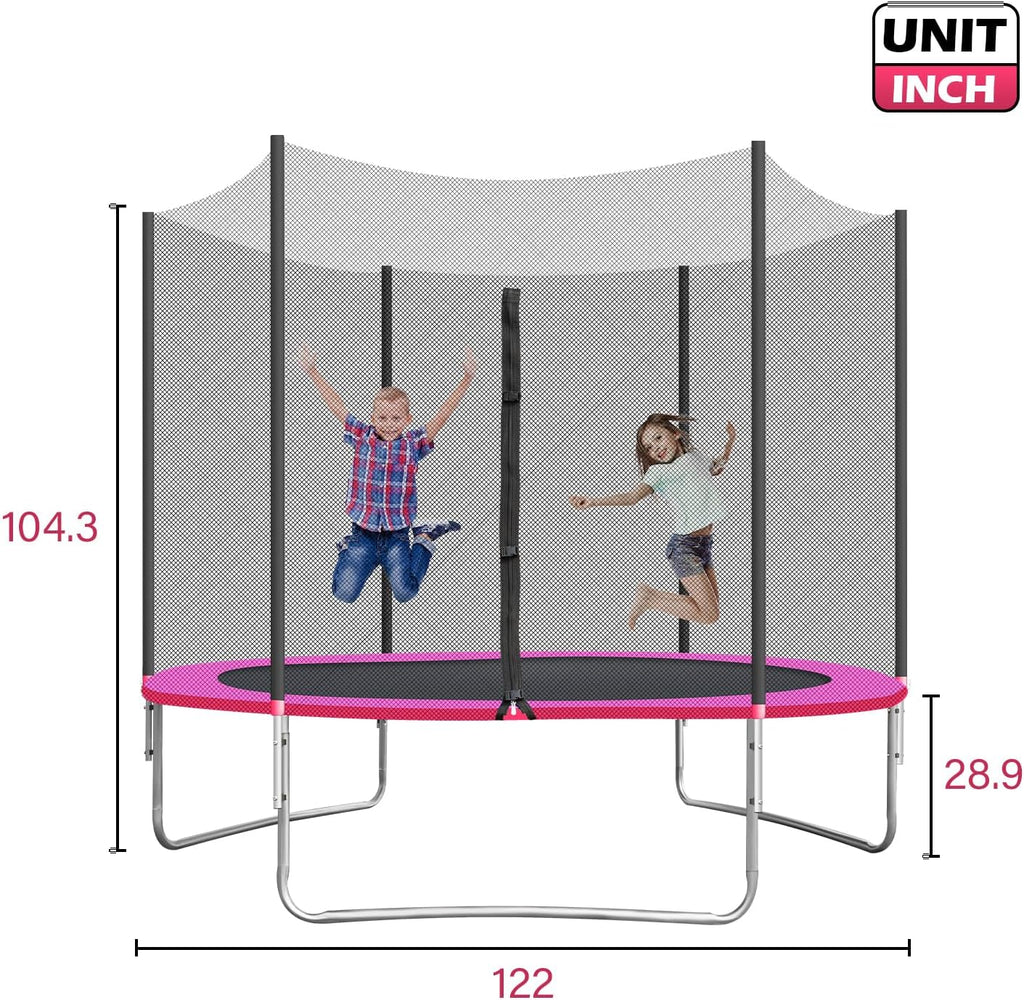 Trampoline with Enclosure for Kids and Adults, 10FT B188730