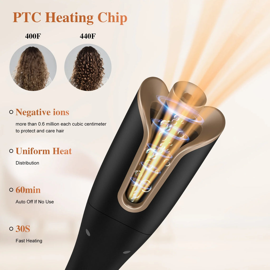 Curling Iron with 1" Rotating Barrel and 4 Temperatures Y626354