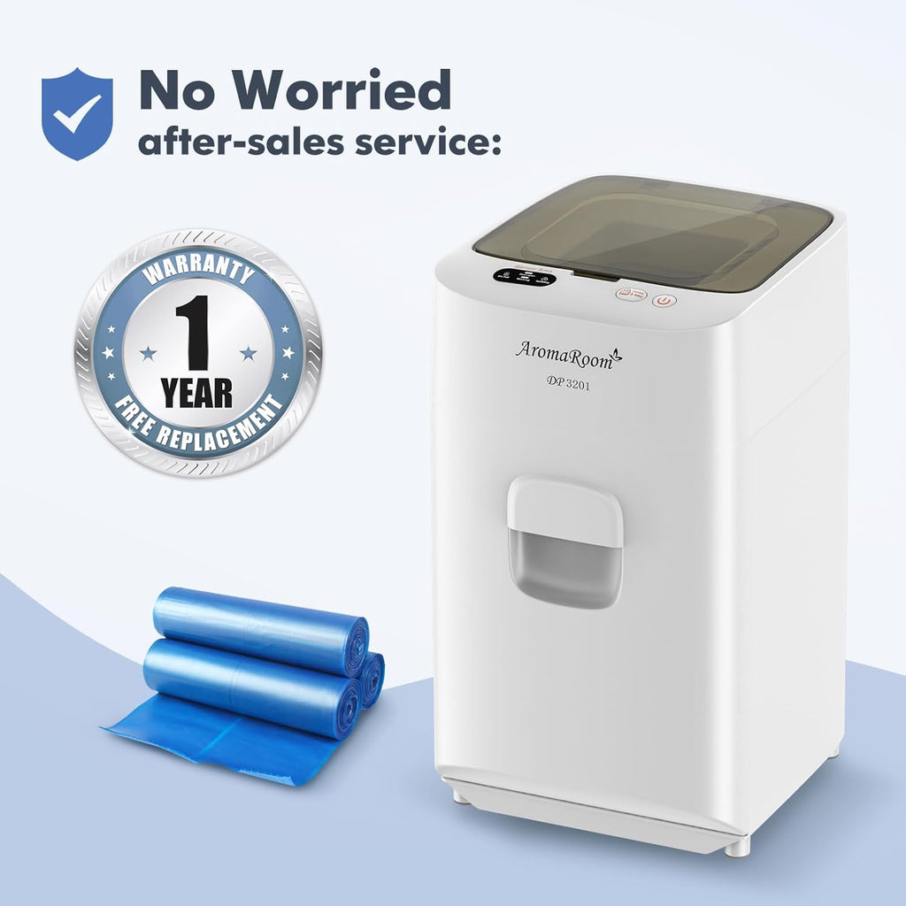 Diaper Pail Odor-Locking, Individually Sealed Baby Diaper Pail Smart Trash Can P469