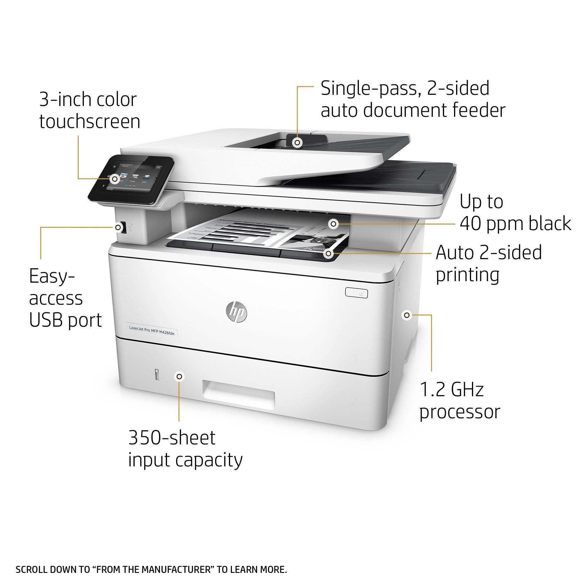 LaserJet Pro MFP M426fdn Printer H994029