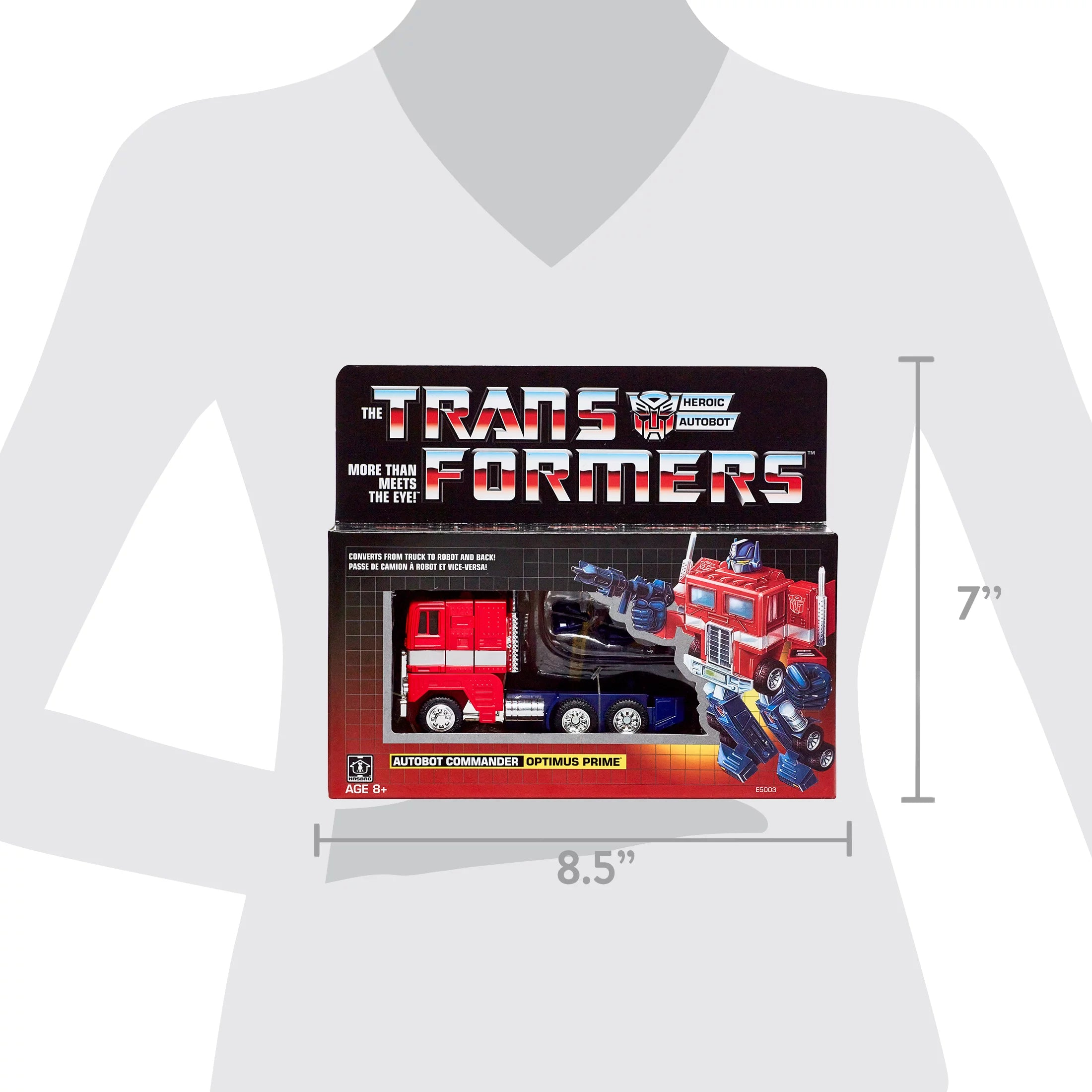 Vintage G1 Optimus Prime Action Figure for Kids Ages 8 and Up I504322