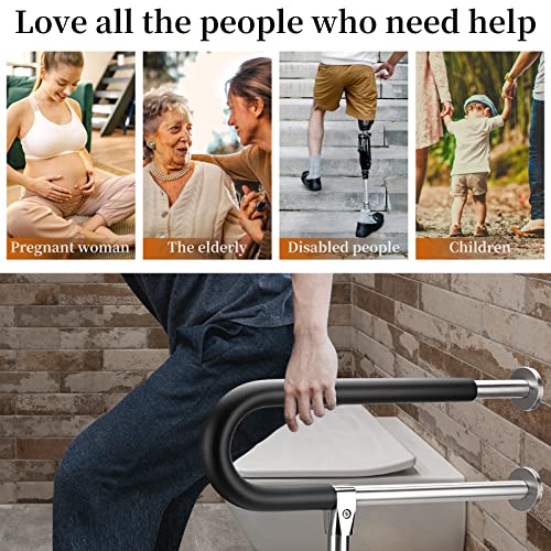 Bathroom Safety Grab Bar 23.6 Inch Stainless Steel Handrail for Seniors V49174