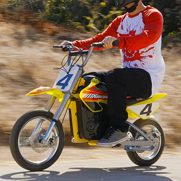 Electric Motocross Off-Road Bike MX650 Yellow S823824