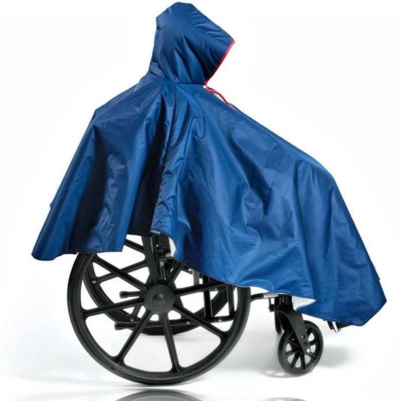 Wheelchair Winter Poncho, Navy D651705
