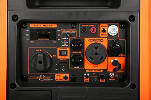 6800-Watt Dual Fuel Portable Inverter Generator with Electric Start W5913