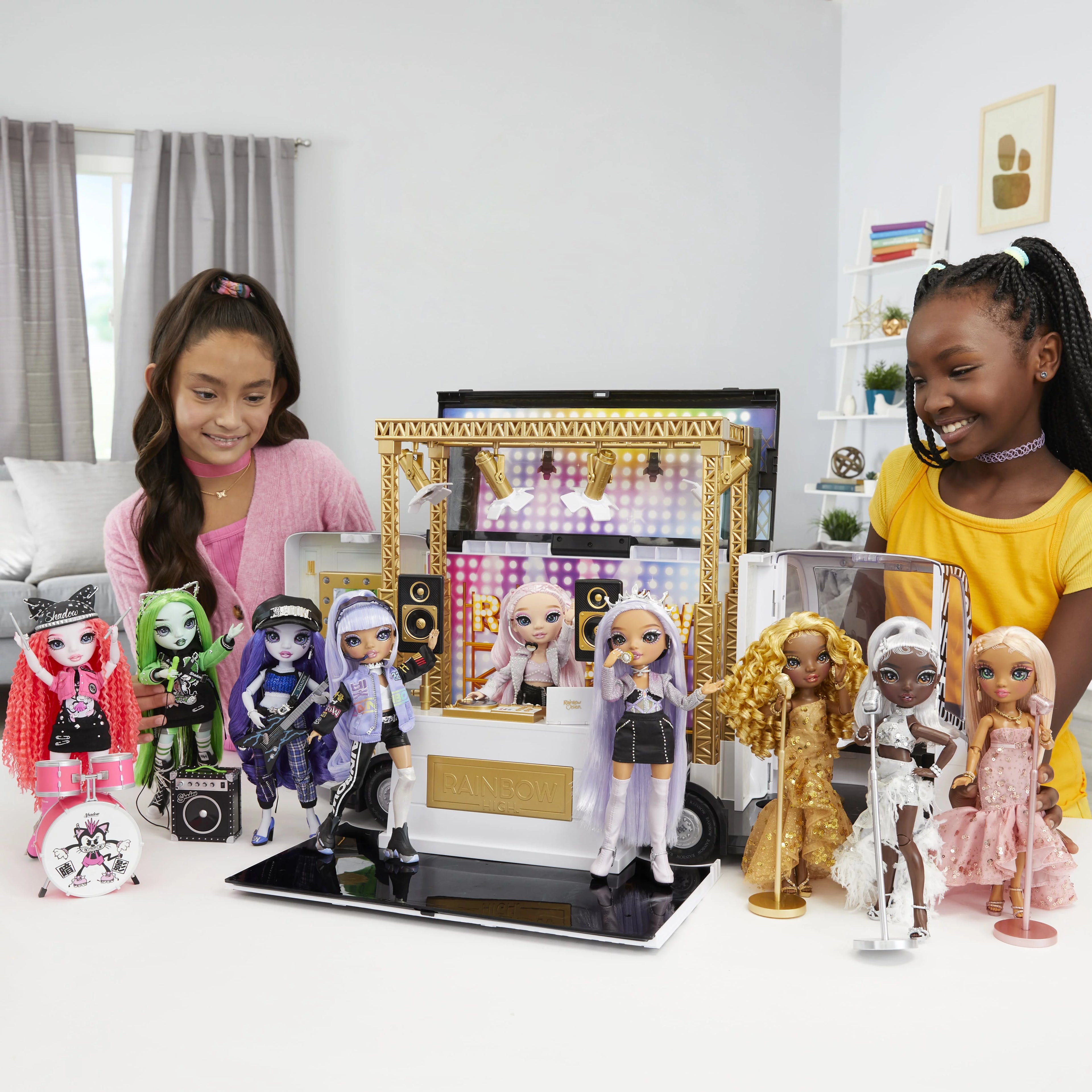 K Pop Fashion Doll with 2 Designer Outfits and Microphone Headset H363