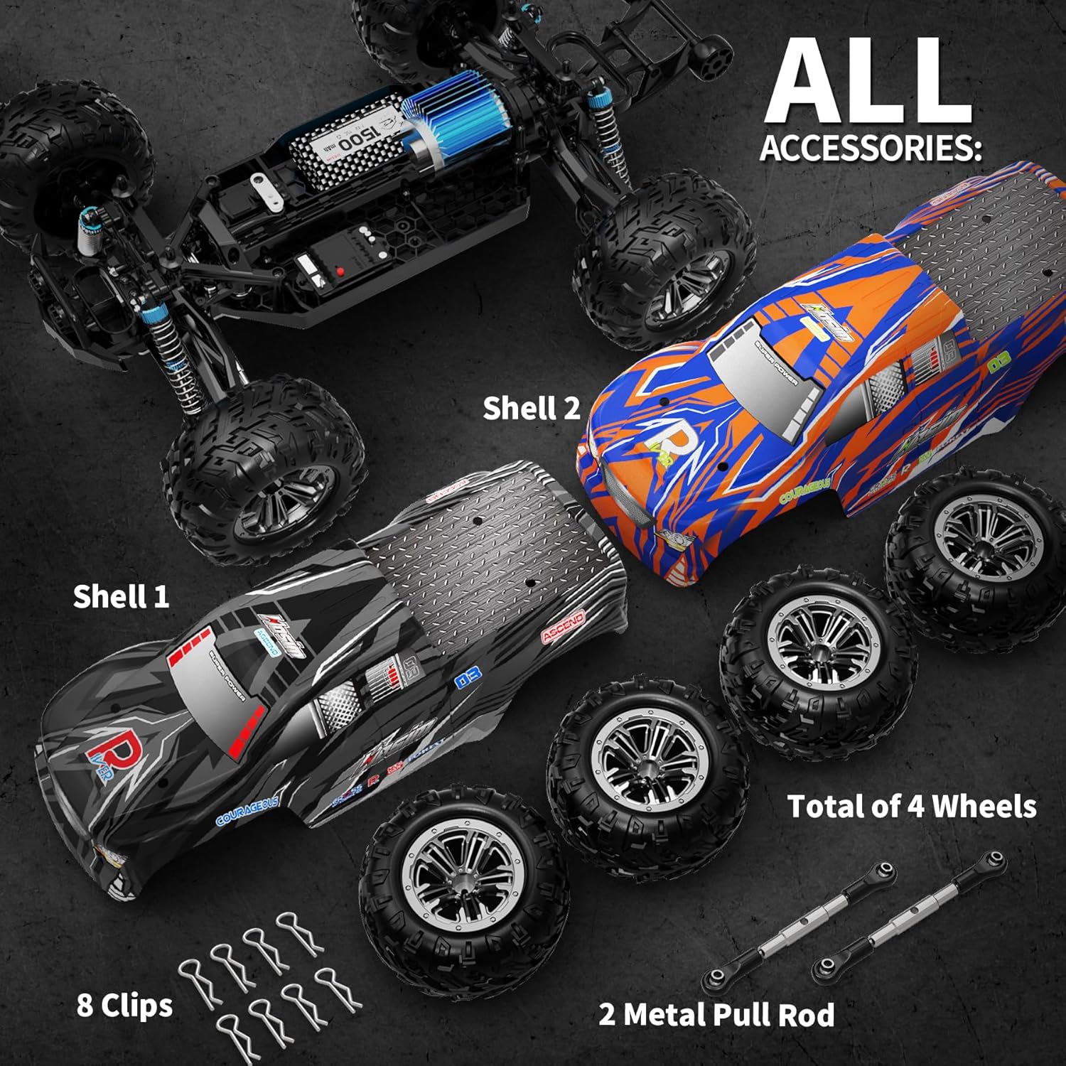 1:10 RC Car High Speed Remote Control Truck W48942