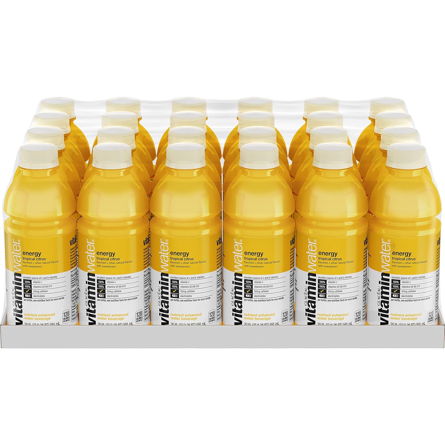 Tropical Citrus Electrolyte Enhanced Water, 20 fl oz, 24 Pack A439