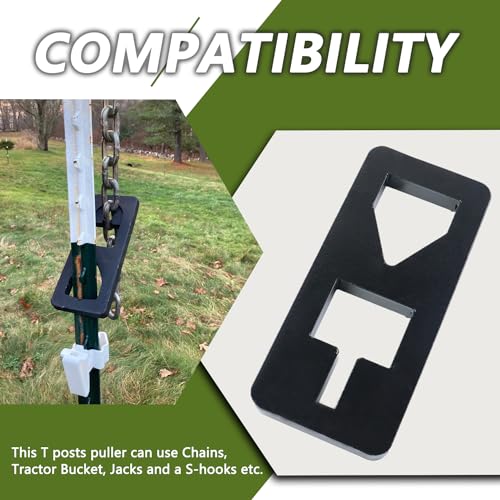 Heavy-Duty Steel T-Post Puller for Farm & Garden A6047