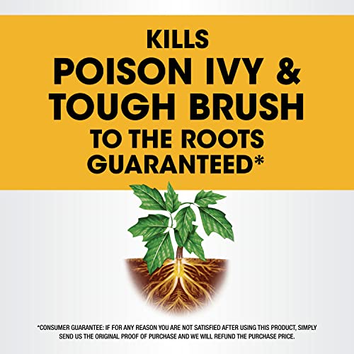 Poison Ivy Plus Tough Brush Killer for Weeds, Grass, Stumps and Vines, Comfort Wand, 1.33 gal. D4511