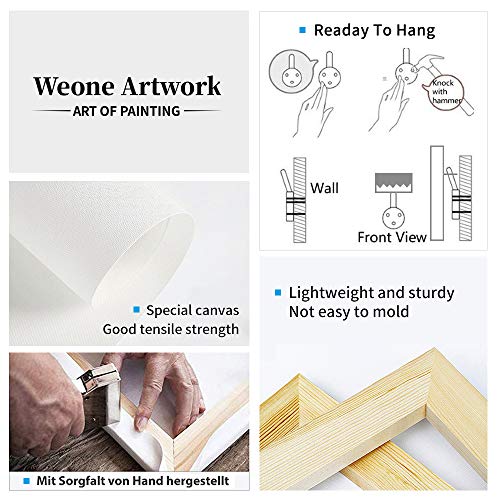 Handcrafted Ceramic Tile Pattern Canvas Wall Art, 4 Panel G197440