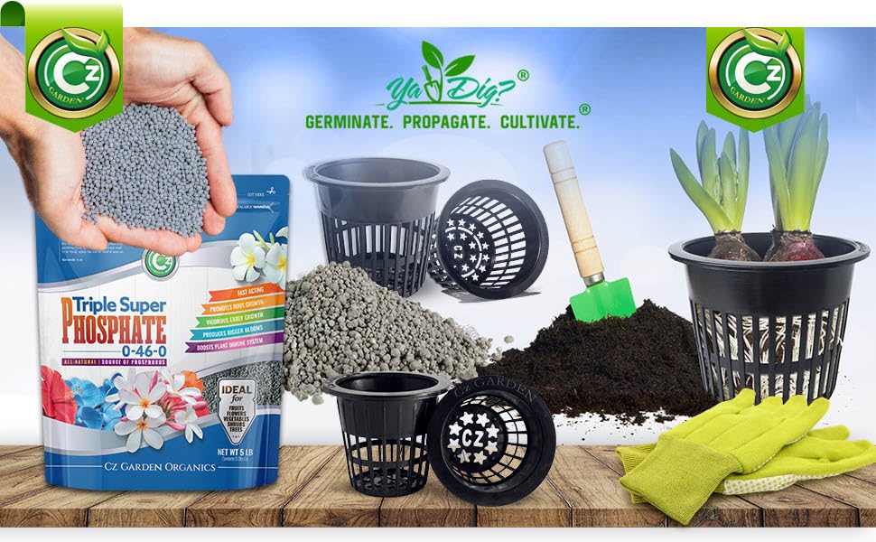 Triple Super Phosphate 0-46-0 Fertilizer for Indoor and Outdoor Plants J71679