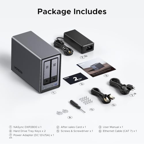 2-Bay Desktop NAS with Quad-Core CPU, 8GB RAM, 2.5GbE Q584102