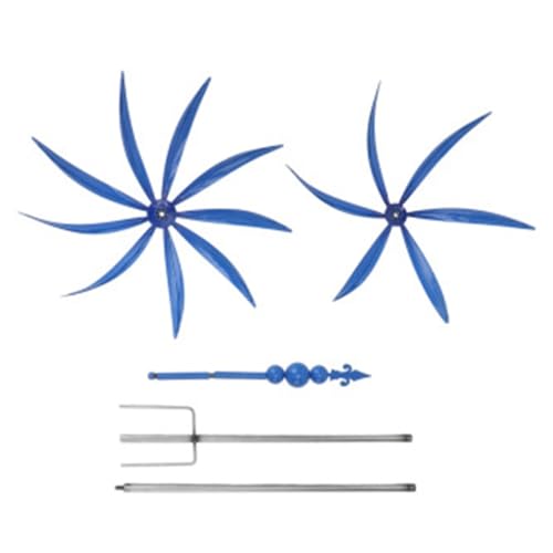 Outdoor Metal Wind Spinners for Lawn & Garden, Red Z14631