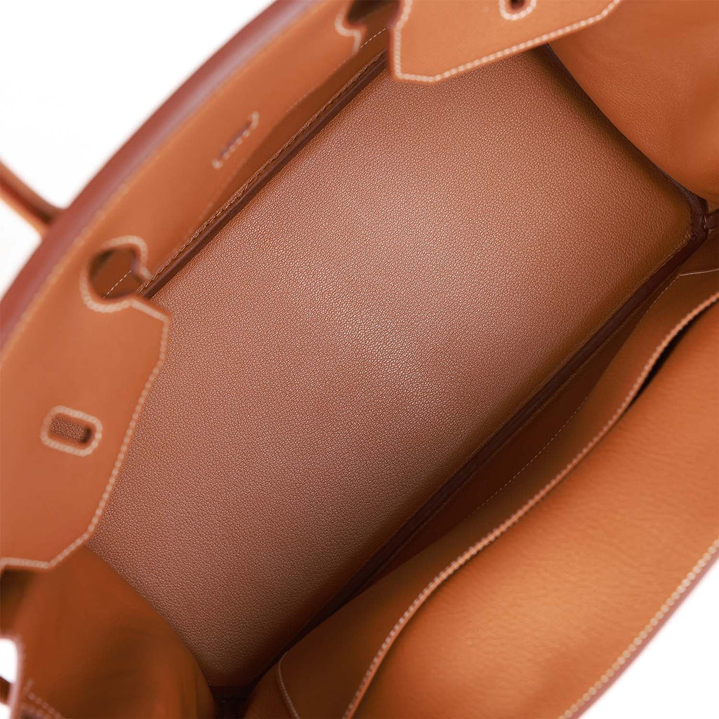 Gold Togo Leather Handbag J6646