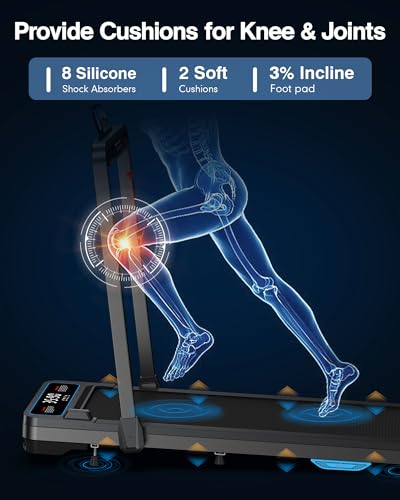 2 in 1 Smart Walking Pad Treadmill with 300lbs Capacity I1109