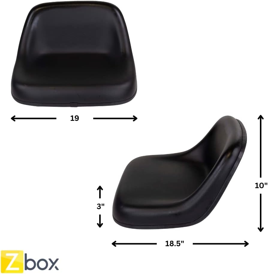 High Back Universal Lawn Mower Tractor Seat Replacement, Black A72437