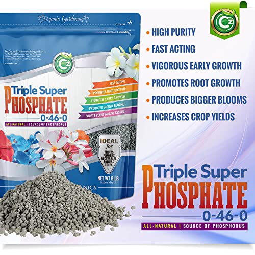 Triple Super Phosphate 0-46-0 Fertilizer for Indoor and Outdoor Plants J71679