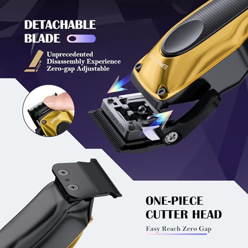 Hair Clippers for Men - Cordless Trimmer Set with Detachable Blade X111