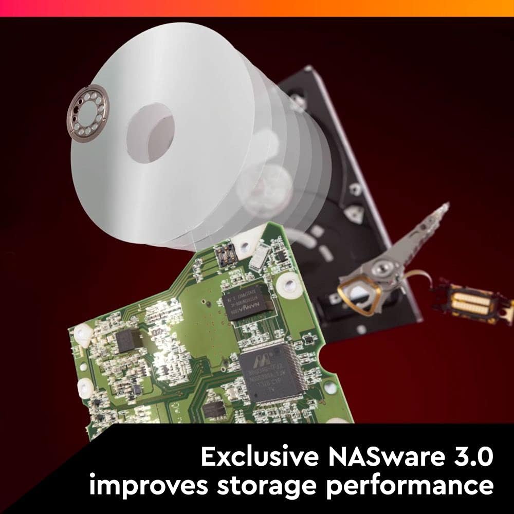 4TB NAS Internal Hard Drive HDD - 5400 RPM, SATA 6 Gb/s, CMR, 128 MB Cache, 3.5 J2767