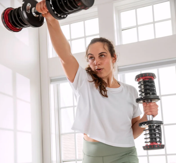 Adjustable dumbbells with stand J32489