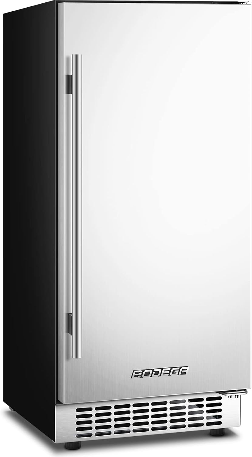 Beverage Cooler 24 Inch, Built-in and Freestanding Refrigerator 180 Cans, Stainless Steel I34420