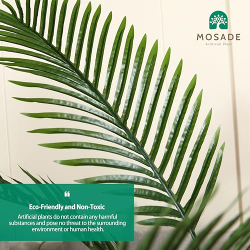 Artificial Areca Palm Tree 6 Feet Fake Tropical Plant with Seagrass Basket V9662