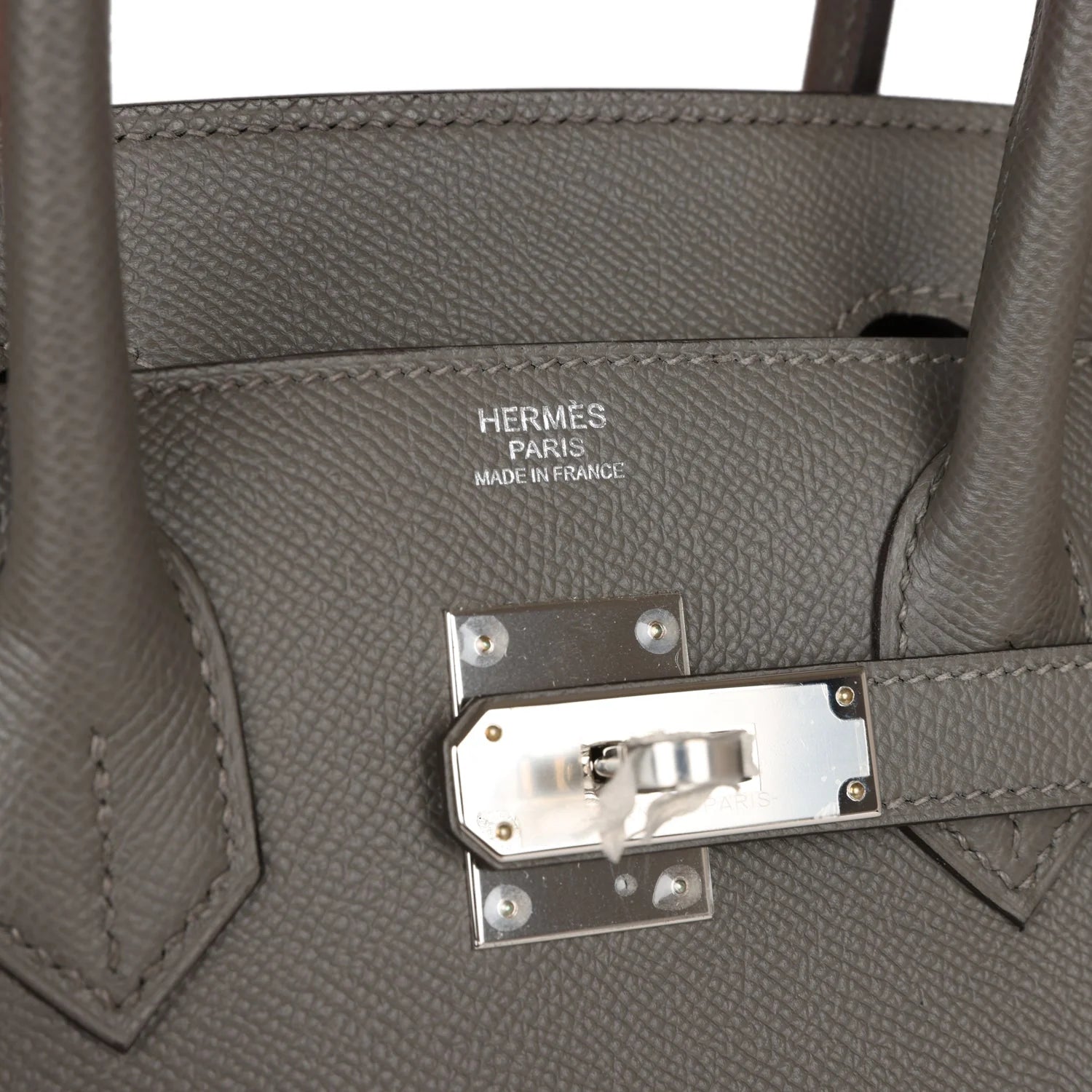 Birkin Sellier 30 Epsom Palladium Hardware R122