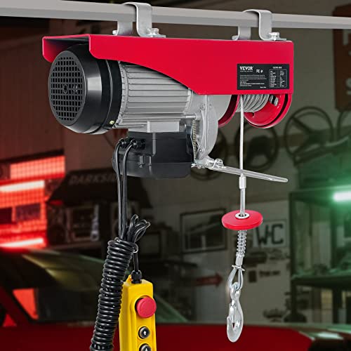 Electric Hoist 110V with Remote Control for Warehouse and Factory Lifting Q1997