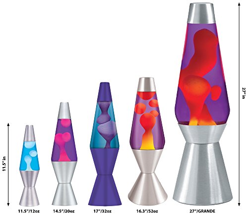 Lava Lamp with Purple Wax in Blue Liquid P9627