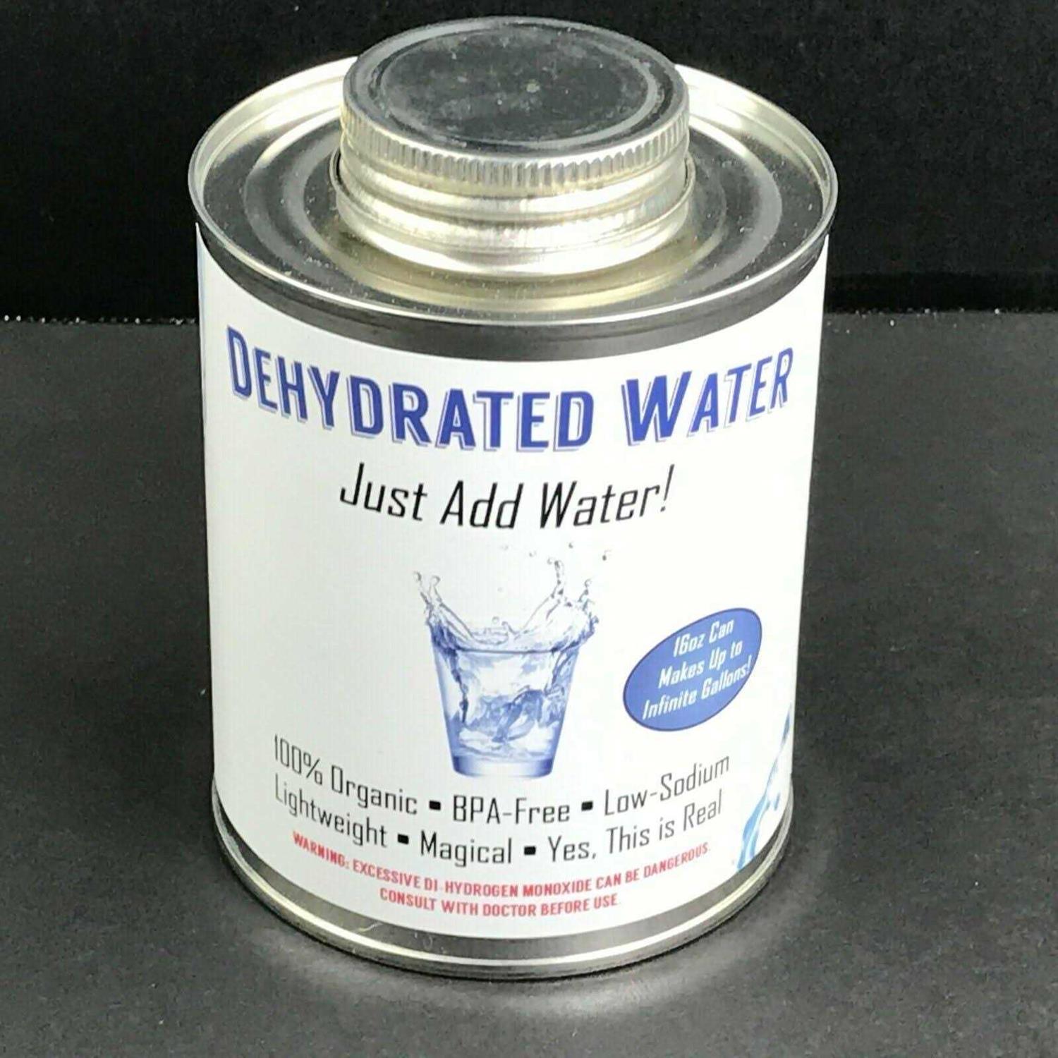 Dehydrated Water 16oz Can for Camping & Survival X377
