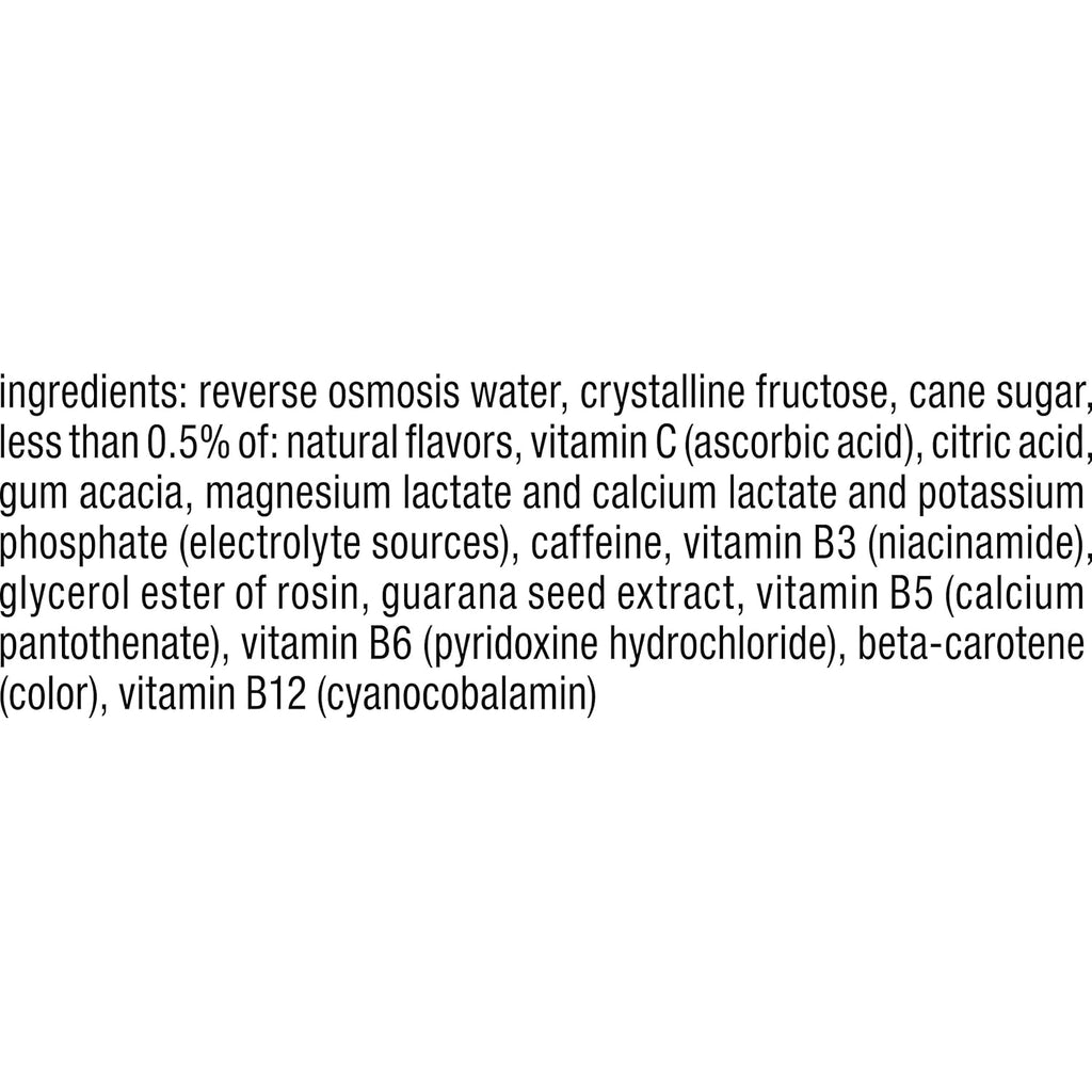 Tropical Citrus Electrolyte Enhanced Water, 20 fl oz, 24 Pack A439