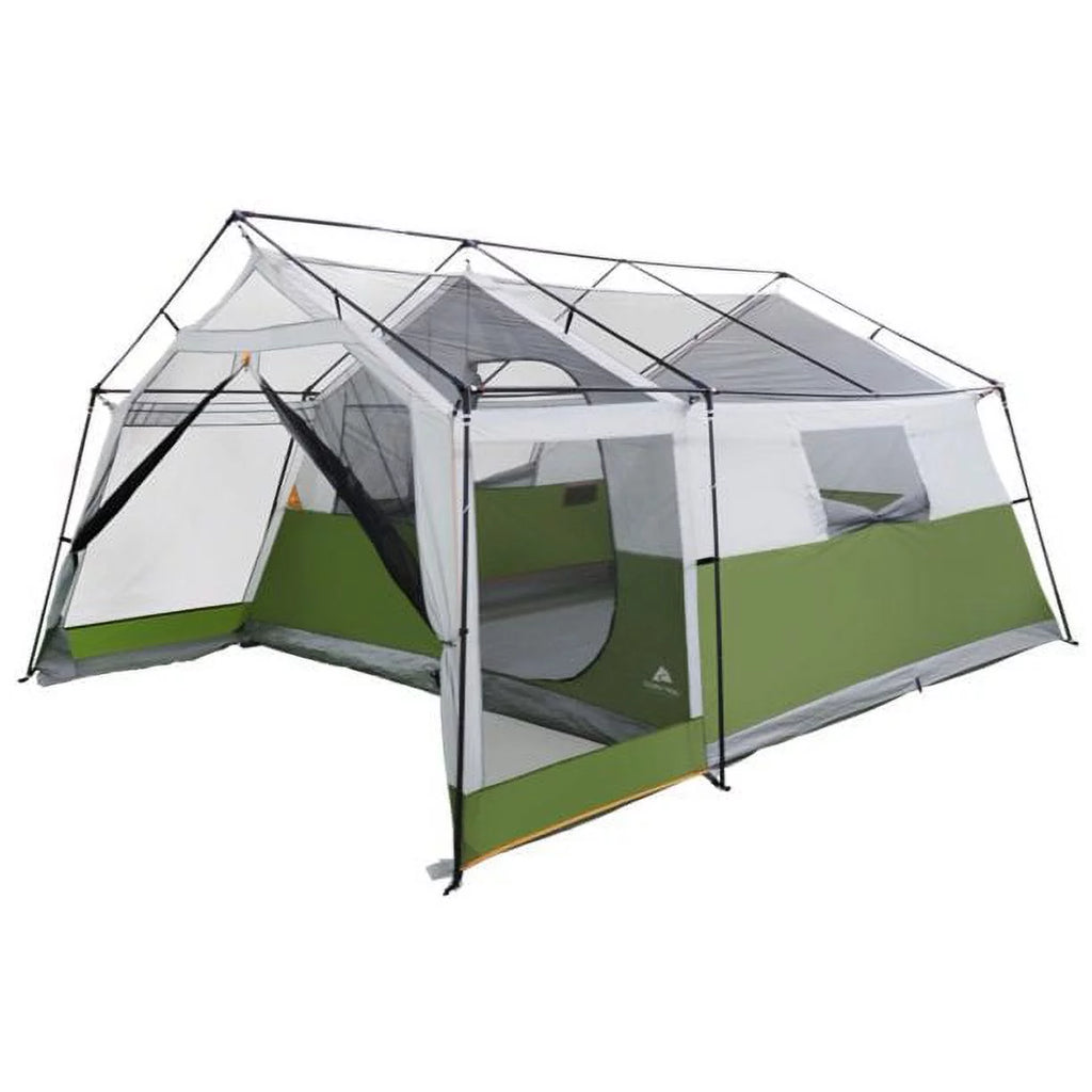 8-Person Family Cabin Tent with Screen Porch, Green V660