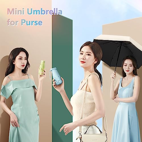 Mini Umbrella for Purse, Portable with UV Protection A3467