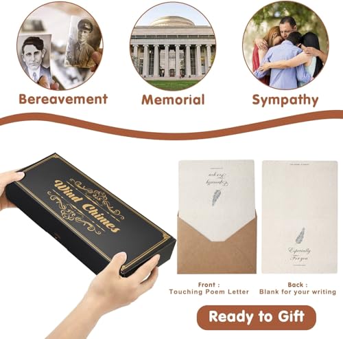 Memorial Wind Chimes for Outdoor Sympathy Gift G280786
