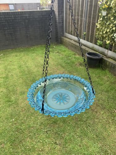 Hanging Bird Bath Bowl Feeder Tray for Garden Patio B777